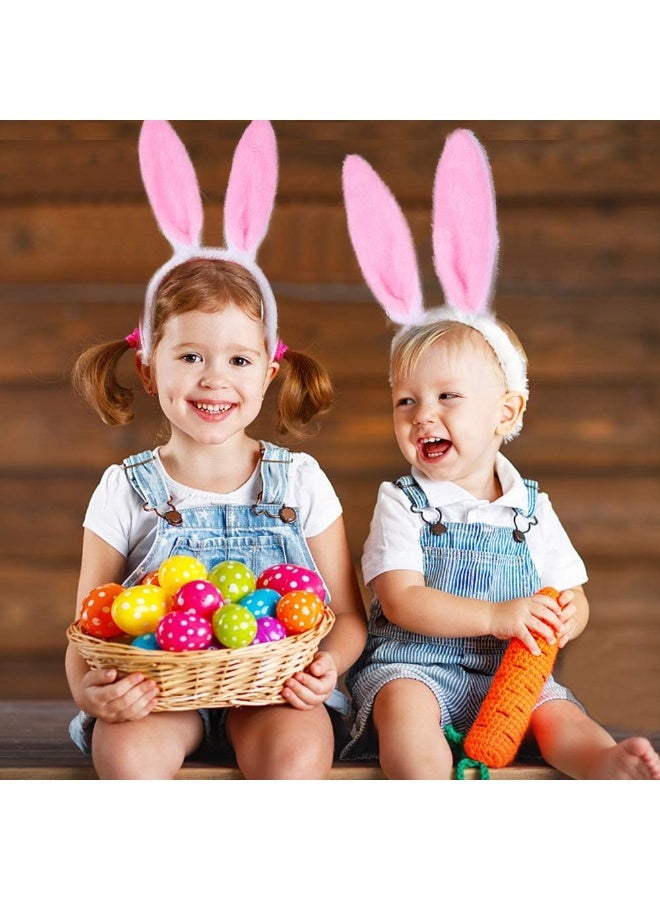 HZYH 3 Pcs Bunny Ears Headbands Plush Easter Rabbit Ear Hairband Holiday Party Costume Accessory for Holiday Kid's Birthday Halloween Party  Favors - Image 2