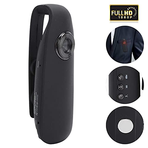 Heayzoki 1080P Mini Camcorder Dash Cam Body Camera Motorcycle Clip Mounted Camera, Wearable Video Recorder, for Police Law Enforcement, Interviews, Outdoor - Image 5