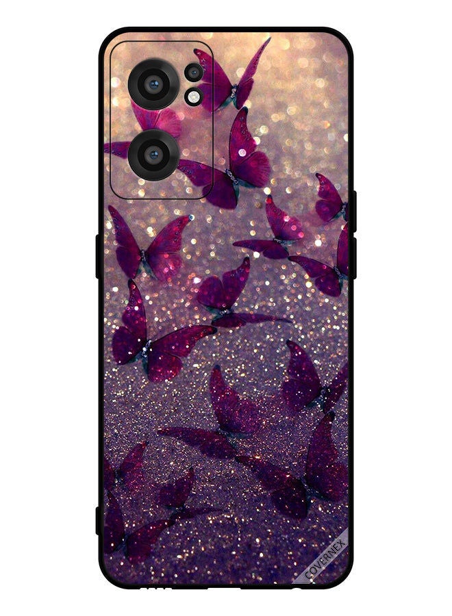Covernex Protective Case Cover For OnePlus Nord CE 2 5G Glitter Butterflies - Image 1