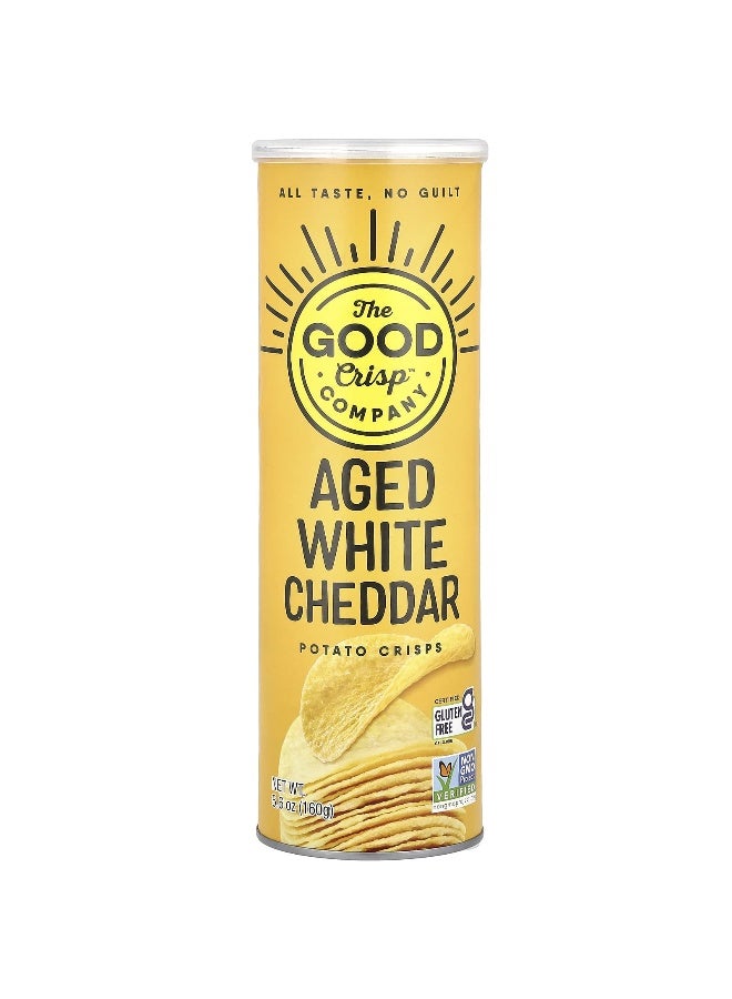 The Good Crisp Company The Good Crisp Company, Potato Crisps, Aged White Cheddar, 5.6 oz (160 g) - Image 1