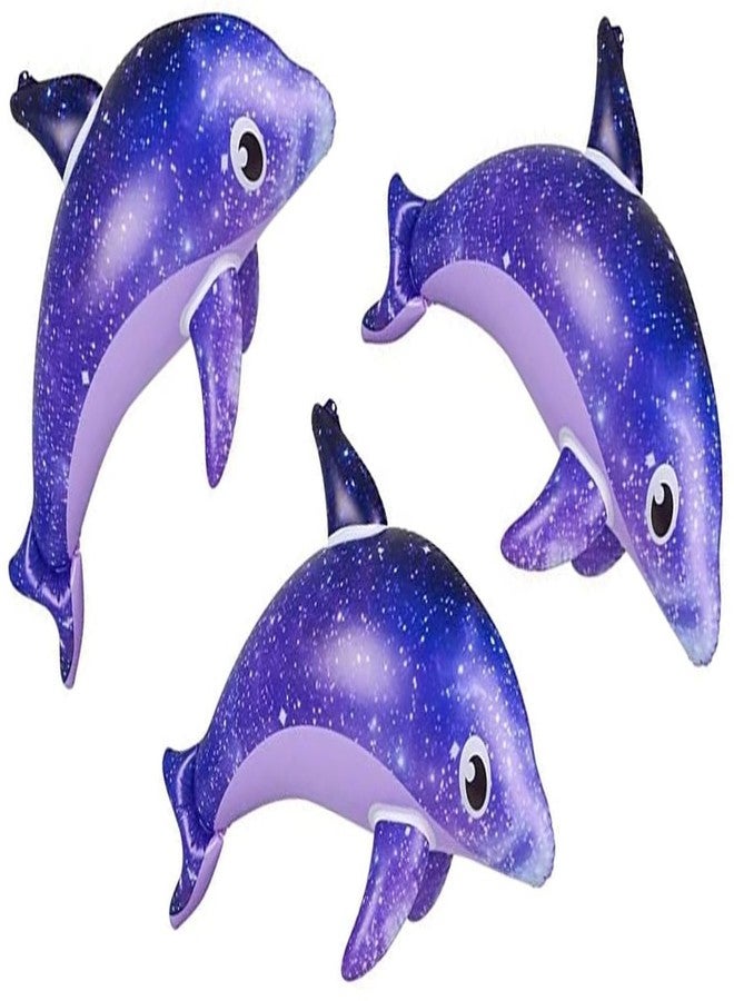 happy deals Galaxy Dolphin Inflates | 3 Pack | 36 Inches - Inflatable Pool Toys and Decorations - Image 2