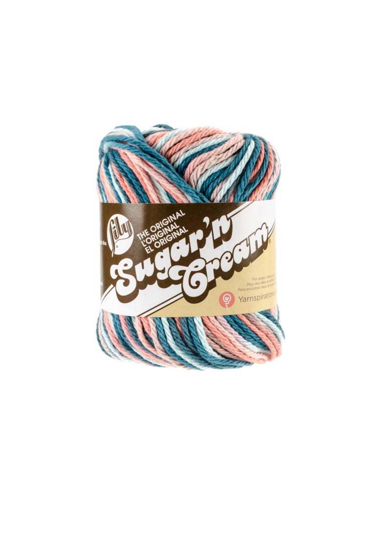 Generic Lily Sugar'n Cream Yarn Ombres Coral Seas  - Image 2