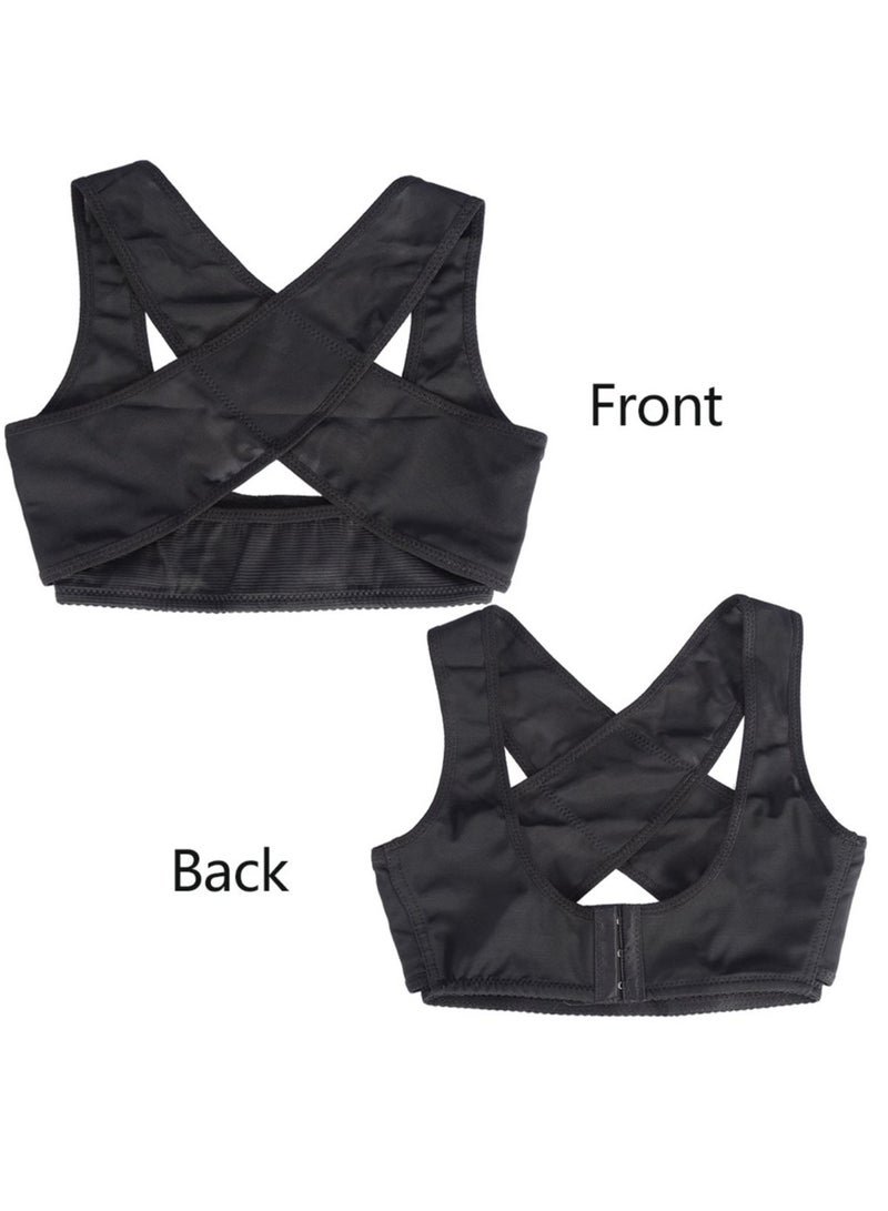 SYOSI SYOSI Women Adjustable Push Up Support Straightener Posture Correction Bra for Women Bust Lift Bra Chest Support Belt Posture Corrector Back Brace L - Image 4