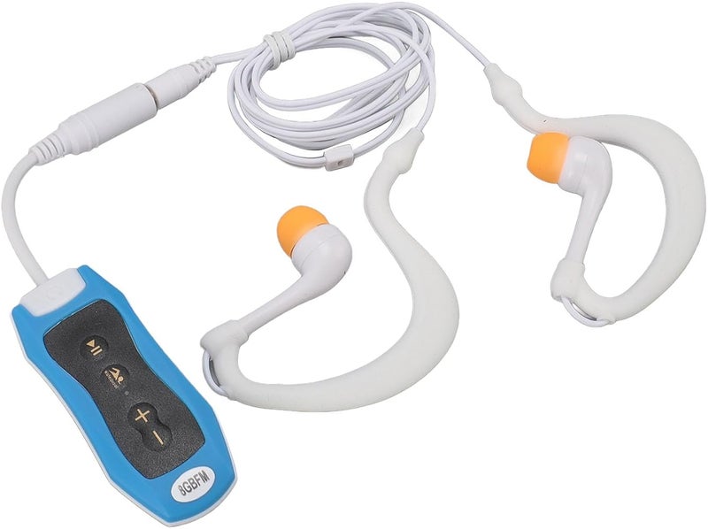 Plyisty Waterproof MP3 Player, 8GB USB2.0 Rechargeable Music Player, IPX8 Waterproof Earphone for Swimming Diving Running, Suitable for Outdoor Sports (8GB) - Image 5