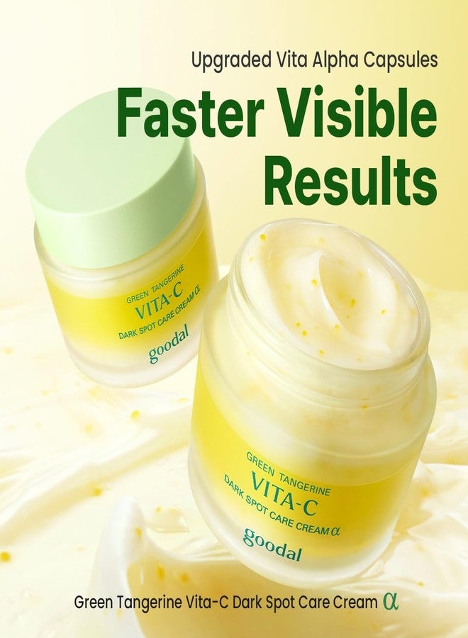 GOODAL Green Tangerine Vitamin C Cream [Advanced Ver.] – Vitamin C Cream with 5% Niacinamide | Fades Dark Spots, Boosts Radiance & Hydrates | Korean Skincare 1.69oz / 50ml - Image 2