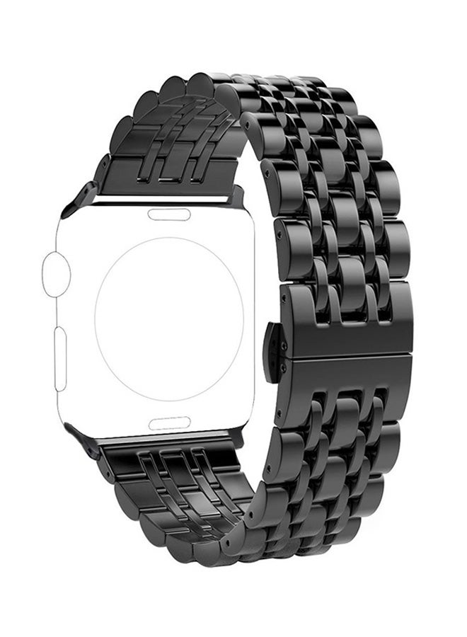 EHOME Replacement Band For Apple Watch Series 3/2/1 Black - Image 2