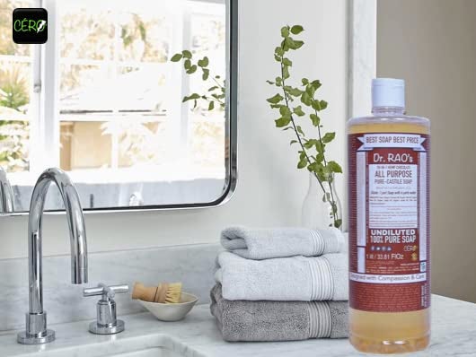CERO Dr Raos Chocolate Perfumed all Purpose Pure Castile Soap Perfect for DIY Projects 1000 ml - Image 3