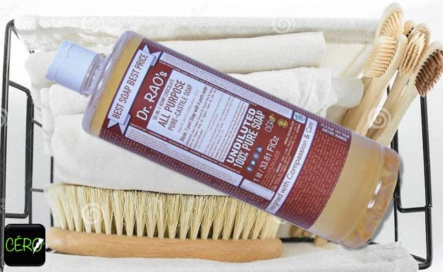 CERO Dr Raos Chocolate Perfumed all Purpose Pure Castile Soap Perfect for DIY Projects 1000 ml - Image 4