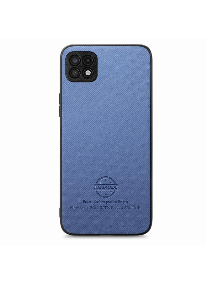 S-TOP Case For Samsung Galaxy A22 4G Twill Fabric Leather Skin Back Phone Case - Image 2