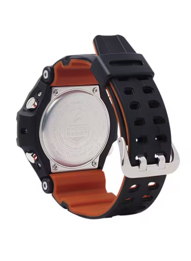 G-SHOCK Gravitymaster Solar Watch GR-B100-1A4, 53.8 mm Black Dial, Black/Orange Resin Strap, Analog-Digital, 200 m WR - Image 5
