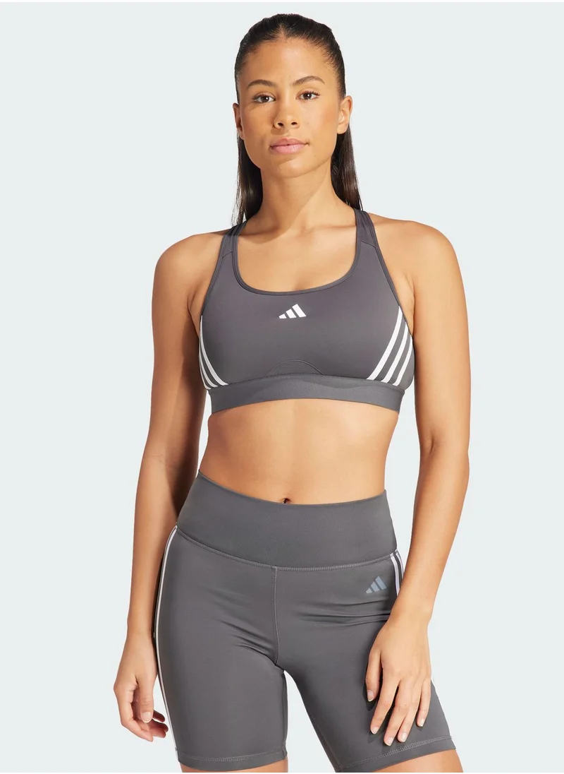 Adidas 3 Stripes Power Medium Support Bra