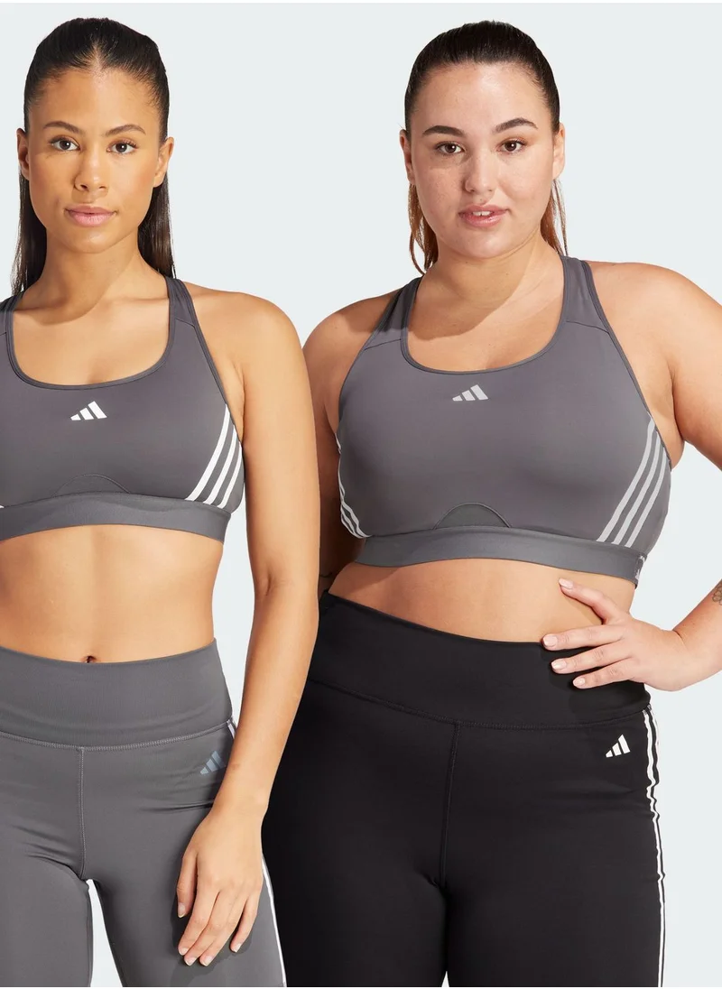 Adidas 3 Stripes Power Medium Support Bra