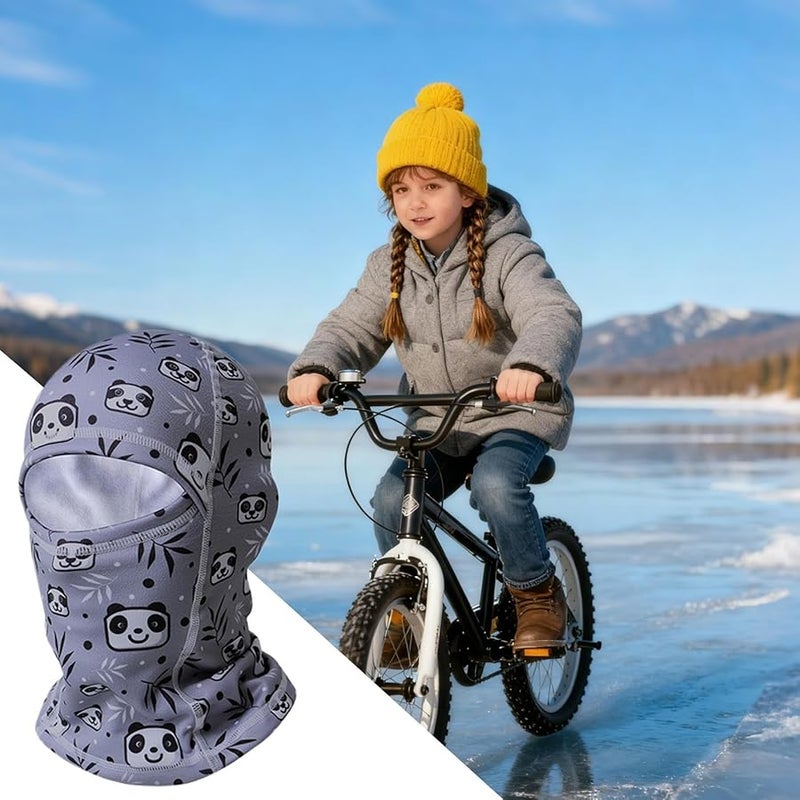 غطاء وجه أطفال باندا ناعم قابل للتنفس مع تصميم كرتوني قناع أمان للمدرسة للأطفال الصغار - Image 4