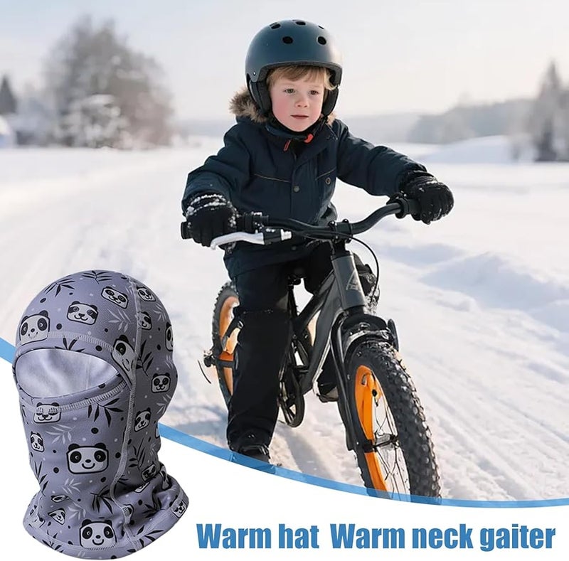 غطاء وجه أطفال باندا ناعم قابل للتنفس مع تصميم كرتوني قناع أمان للمدرسة للأطفال الصغار - Image 3