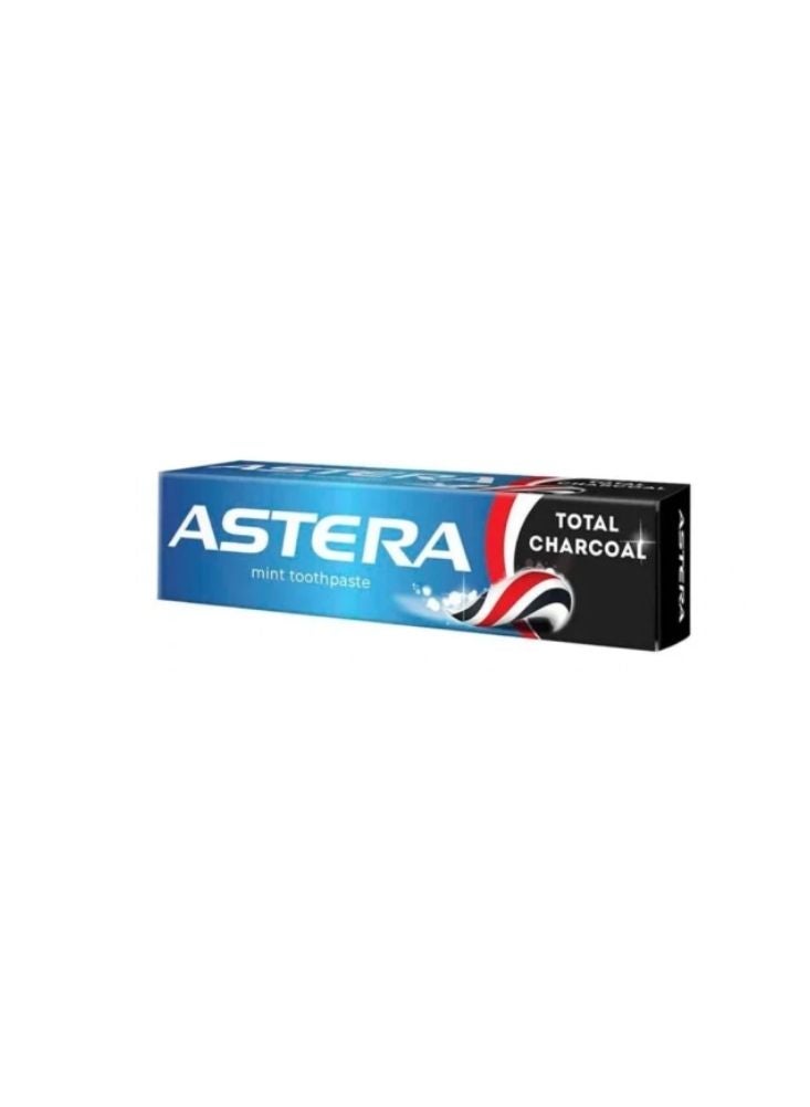 Astera Mint Toothpaste with Charcoal – Whitening & Fresh Breath, 100ml