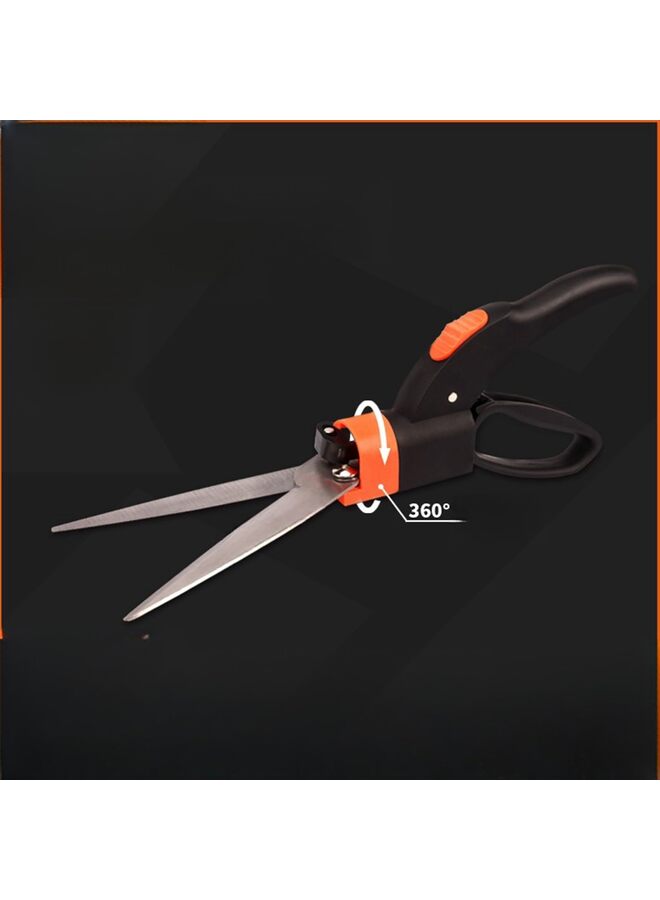 Manual Grass Hedge Shears/Trimmer for Cutting Lawn Edge, 360 Rotatable Blade Head, Serrated Blade, Precision-Cut On Both Sides - Image 5