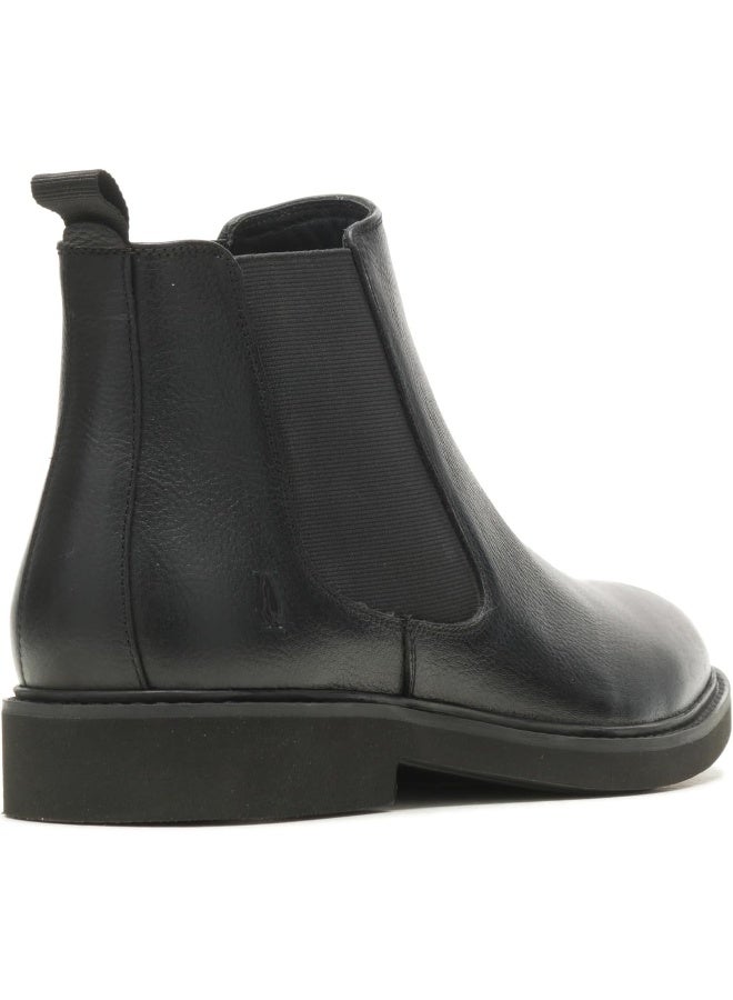 Hush Puppies أحذية هاش بايبيز جلدية سوداء عالية الكاحل - Image 3