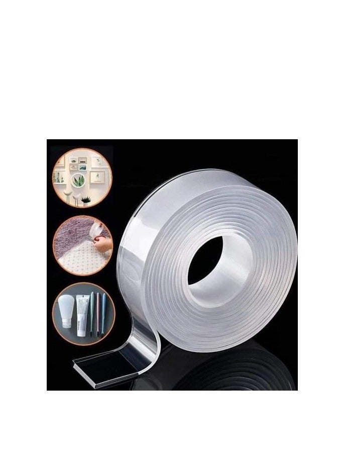 شريط لاصق دبل فيس مزدوج الوجه ، مزيج اكليرك، متعدد الاستخدام، ٣ متر - Image 1