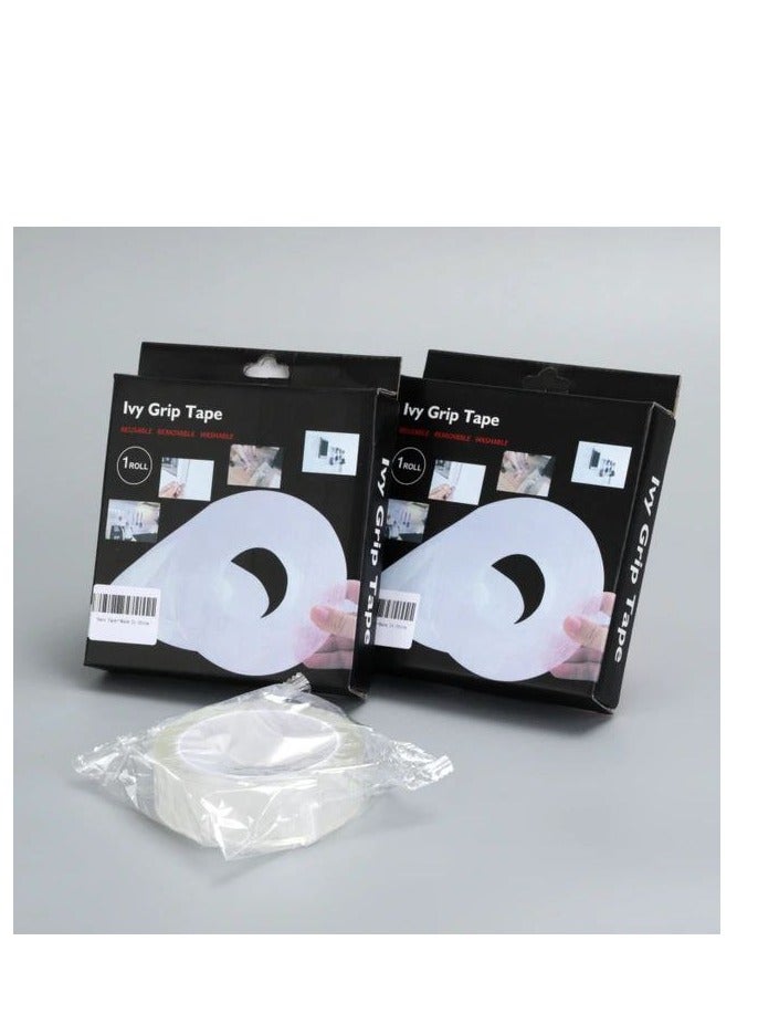 شريط لاصق دبل فيس مزدوج الوجه ، مزيج اكليرك، متعدد الاستخدام، ٣ متر - Image 2