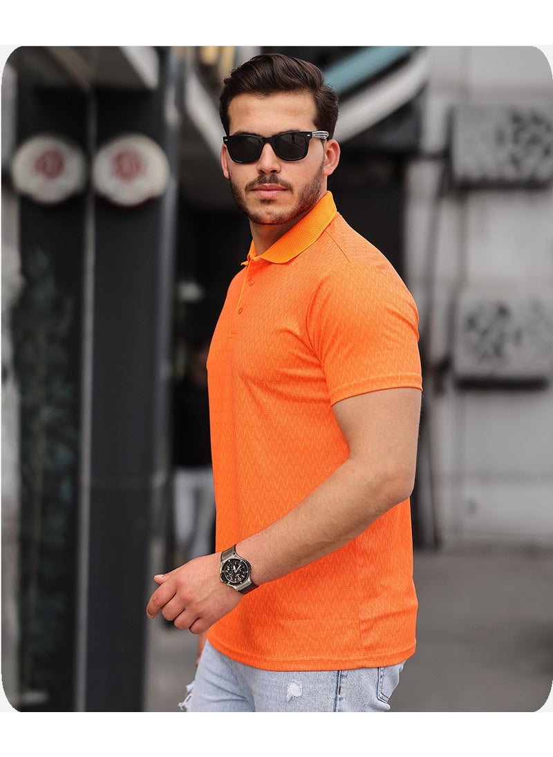 Sport Life Mens Style Polo Neck Micro Patterned T-Shirt - pzsku/Z57705D6281660B78ED27Z/45/_/1730614709/ff865067-3845-44ea-8225-55d0bf115f40