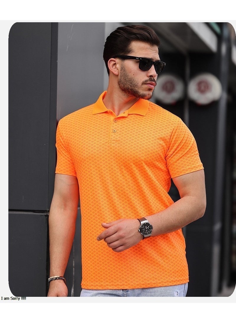 Sport Life Mens Style Polo Neck Micro Patterned T-Shirt - pzsku/Z57705D6281660B78ED27Z/45/_/1730614739/acf59b9b-624a-4ef9-92fe-798ac6afb838