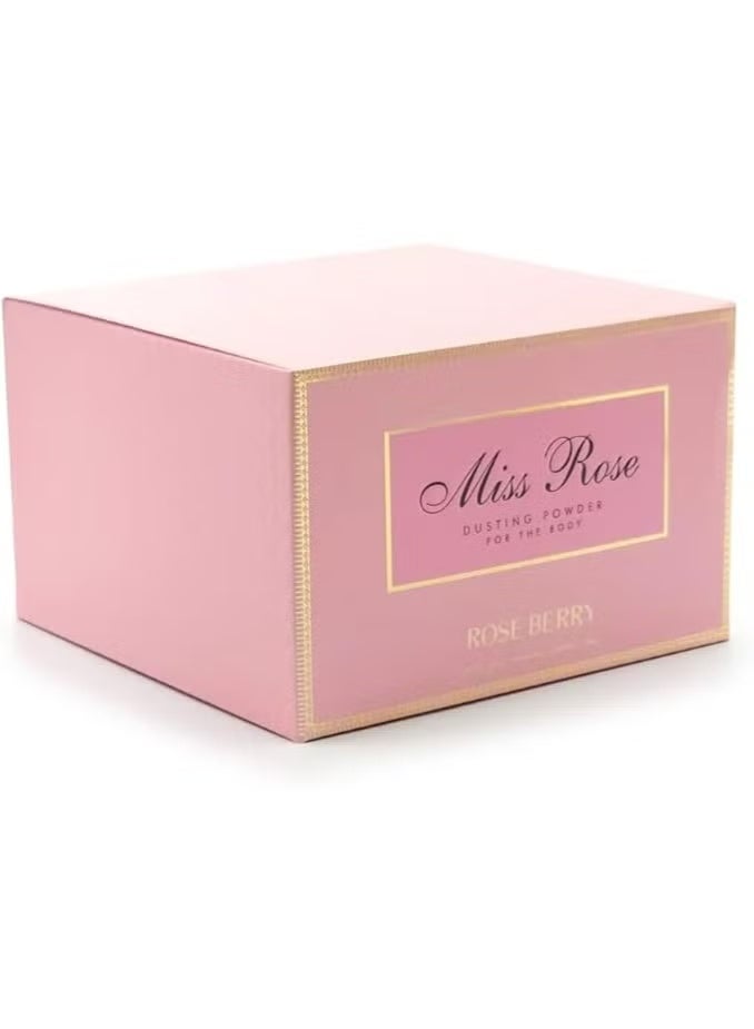 ROSE BERRY Dusting Powder for the Body 200g (Rose Powder Scent) - Image 4