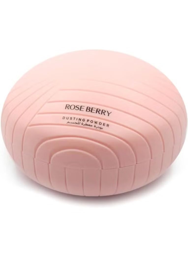 ROSE BERRY Dusting Powder for the Body 200g (Rose Powder Scent) - Image 3