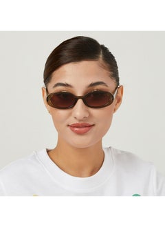 Blackout DREW Women Olive Sunglasses - Frame Material: Thermoplastic Rubber (TR90) - Frame Color: Olive -Lens Color: Brown - Full Rim  - Image 4