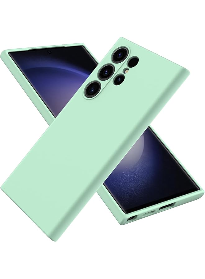 erorex Case For Samsung Galaxy S24 Ultra Phone Case Soft Slim Tpu Silicone Back Shock Absorption Skin Friendly And Anti Scratch 360°Full Body Protection Case Cover For Galaxy S24 Ultra Green S24 Ultra - Image 1