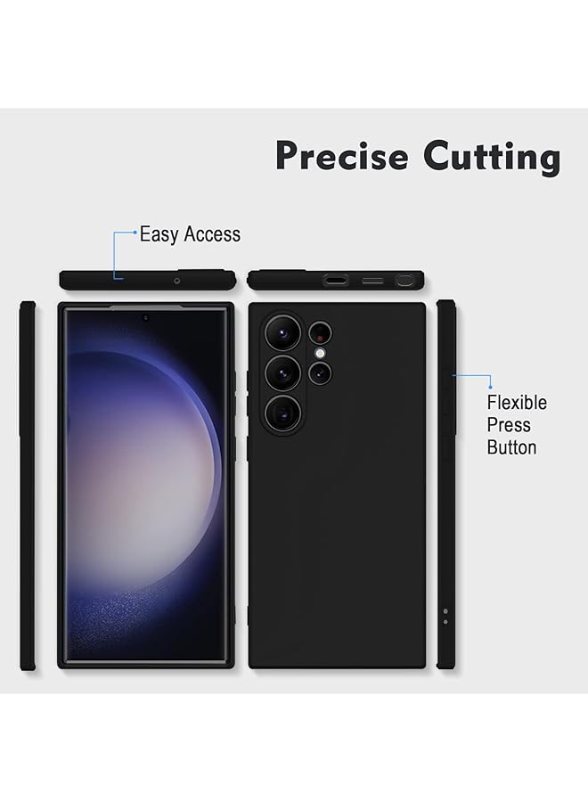 erorex Case For Samsung Galaxy S24 Ultra Phone Case Soft Slim Tpu Silicone Back Shock Absorption Skin Friendly And Anti Scratch 360°Full Body Protection Case Cover For Galaxy S24 Ultra Green S24 Ultra - Image 2