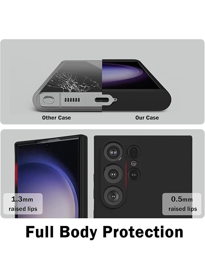 erorex Case For Samsung Galaxy S24 Ultra Phone Case Soft Slim Tpu Silicone Back Shock Absorption Skin Friendly And Anti Scratch 360°Full Body Protection Case Cover For Galaxy S24 Ultra Green S24 Ultra - Image 4