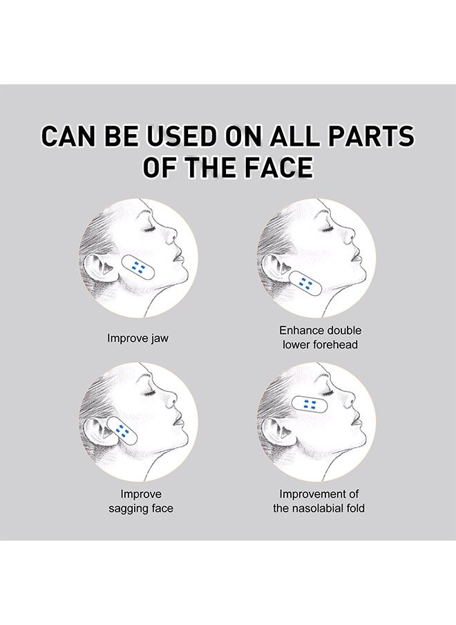West&Month V-Shaped Invisible Tape-Lifting Sticker Fades Fine Lines, Lifts and Tightens Chin Muscle Shaping Patch Contraction Sticker 40 Patch  - Image 4