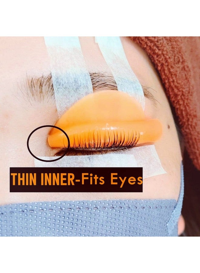 ايكونسيام وسادات رفع الرموش Flex C، واقيات رفع الرموش، مزيج من 5 أحجام، واقيات أسطوانية للتصفيح، وسادة سيليكون ناعمة تجعل تجعيد الرموش أسهل، أكثر من 100 تطبيق، نتيجة تجعيد الرموش الجميلة لن تزعج العينين - Image 4