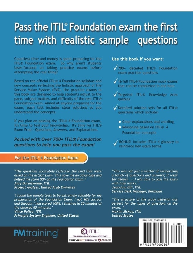 null - ITIL 4 Exam Prep Questions, Answers & Explanations: 700+ ITIL Foundation Questions with Detailed Solutions - Image 1