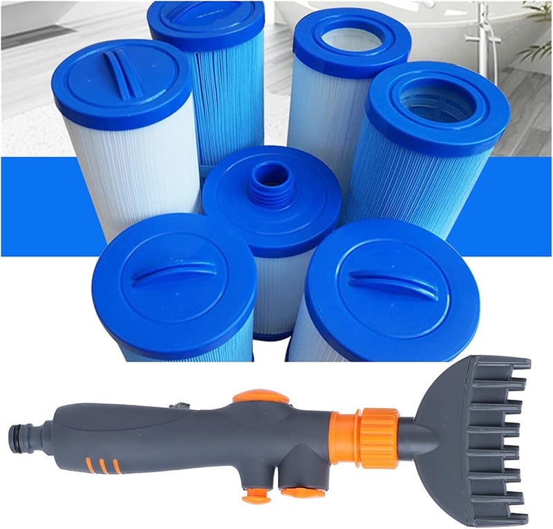 Bahels Pool Vacuum Portable Handheld Pool Filter Cleaner Swimming Pool Cleaning Brush Tool Accessories Equipment Hot Tub Cleaning Tools for above ground pools - Image 4