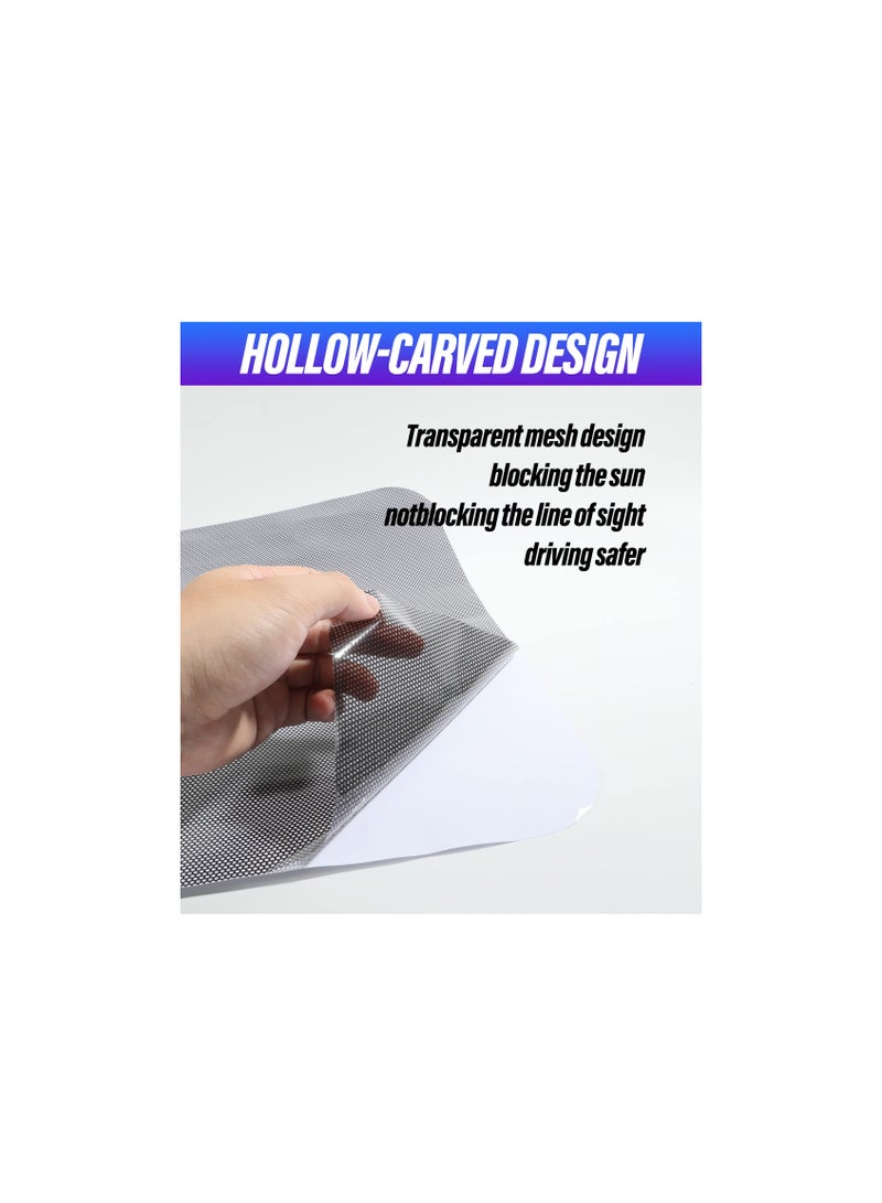 Car Window Sun Shade Stickers for Baby, UV Protection and Privacy, Static Cling Films, Reusable and Washable PVC Material, 4-Pack for Most Vehicles. - Image 5