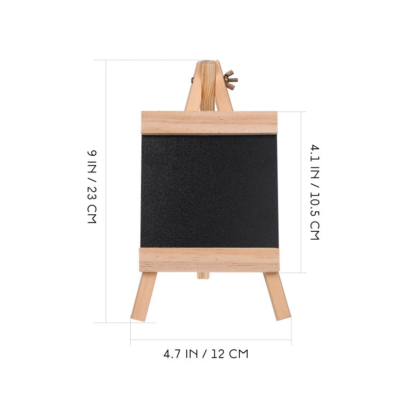 Wooden Tabletop Chalkboard Sign 12x23cm With Easel For Home Cafe Restaurant Decor - Image 3