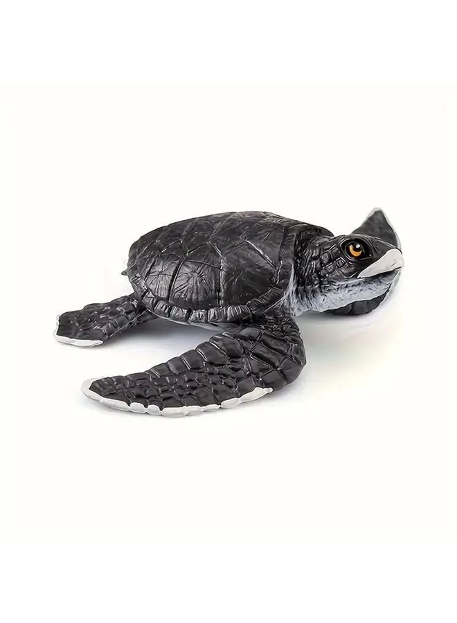 Realistic Turtle Underwater Animal Model Solid Static Ornament - Image 1