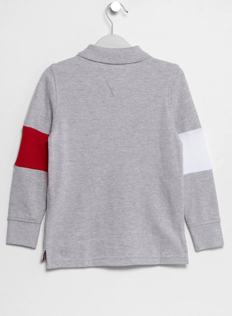 TOMMY HILFIGER Little Logo Print Polo