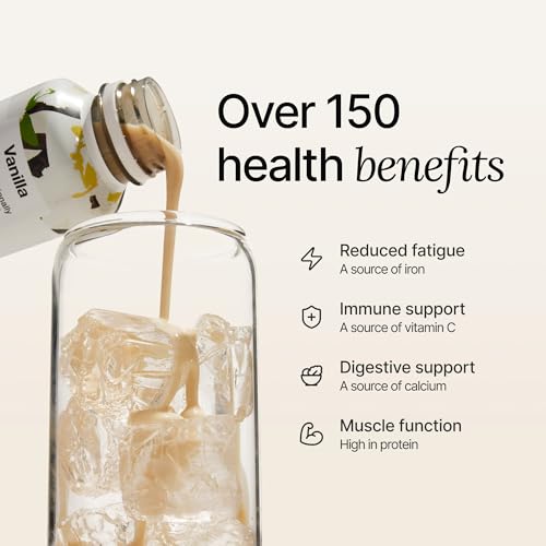 Huel Ready-to-Drink | Vanilla Meal Replacement Drink | High Protein Drink | Nutritionally Complete, Low Sugar, High Fiber, Plant Based, Vegan, Healthy | 20g Protein Per Bottle, 16.9 Fl Oz (12 Pack) - Image 4