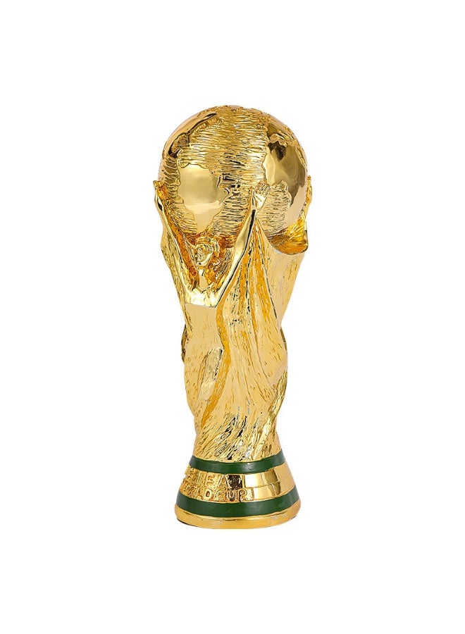 كأس كرة القدم بالرصين الذهبي، كأس ذهب البطلين كأس العالم لمنحى مباريات كرة القدم ارتفاعه 36 سم - Image 1