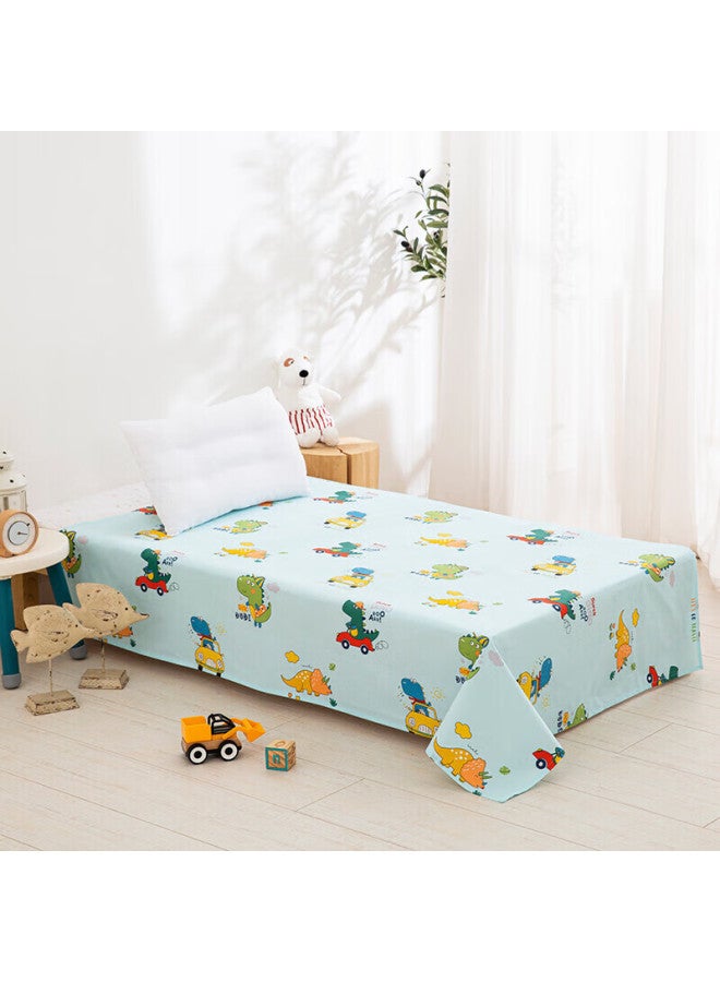 9i9 Baby Bed Sheet, Pure Cotton, Infant And Toddler Bed Sheet, Kindergarten School Opening, All Seasons, Class A, A158 Blue - Image 1