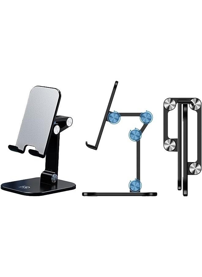 IQ TOUCH TOUCH FLEXIVIEW-H3 Desktop Phone And Tablets Stand, Black 