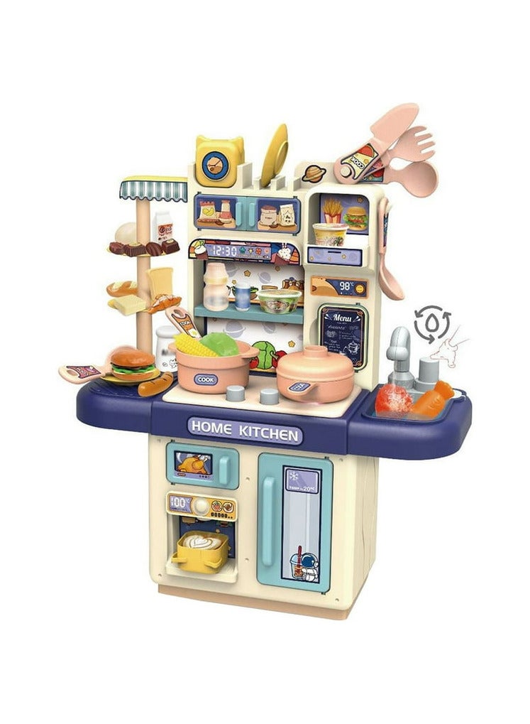 Plastic Kitchen Set for Girls, Pretend Play, Home Kitchen Toy, Mini Kitchen Toys, Real Cooking Set for Kids. - Image 2