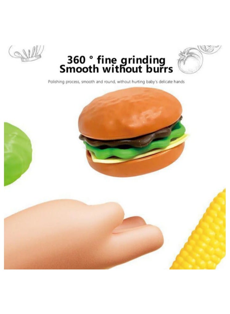 Plastic Kitchen Set for Girls, Pretend Play, Home Kitchen Toy, Mini Kitchen Toys, Real Cooking Set for Kids. - Image 5