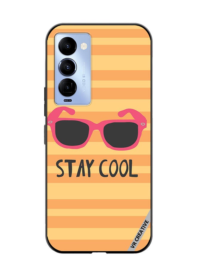 VR CREATIVE Protective Case Cover For Tecno Camon 18/18 P Stay Cool Design Multicolour - Image 1