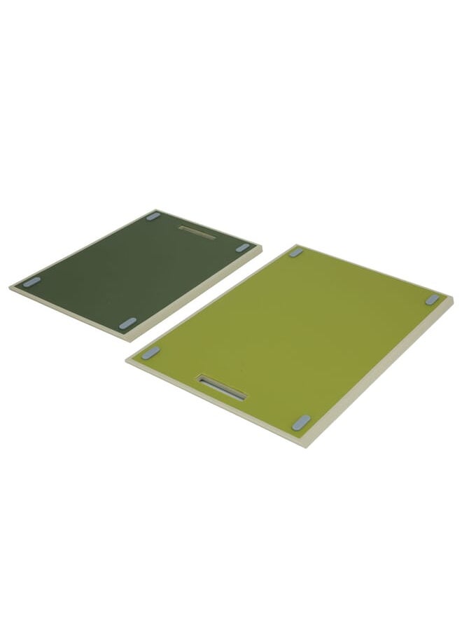 Alsaif Gallery - Light Green Cutting Board Set 2 Pieces (9×21.5×31 cm) - Image 1