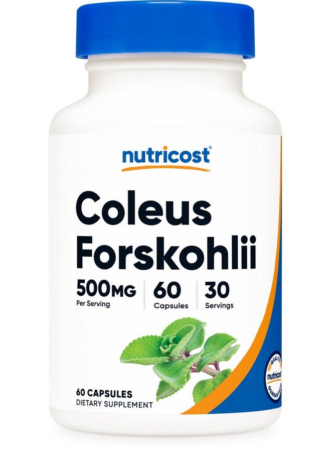 Nutricost Coleus Forskohlii 500mg, 60 Capsules - Maximum Strength Formula - Image 1