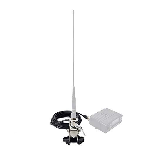 HYS Stainless Steel Car Clip Mount Trunk Lid Hatchback Mount Bracket for Mobile Transceiver Car Radio Antenna + 16.4FT RG58 Antenna Cable (SO239 to PL259) - Image 5