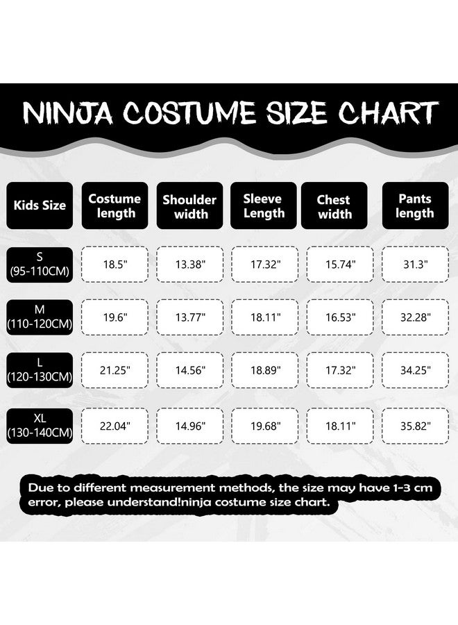 DIGI Kids Halloween Ninja Costume For Boys,Golden Ninja Costume Set With Ninja Toys,Halloween Costumes For Kids 4-12T - Image 2